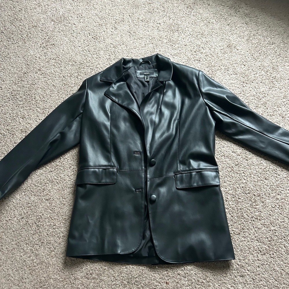 Women’s Faux Leather jacket/blazer